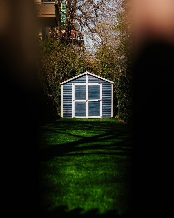 where to place a shed in your backyard