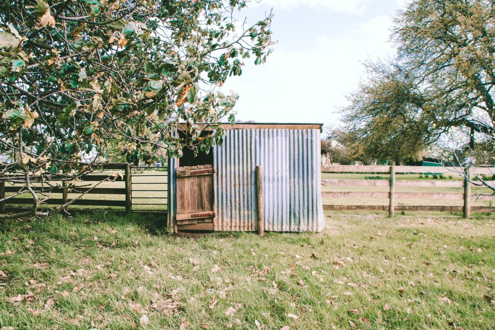 shed and installation