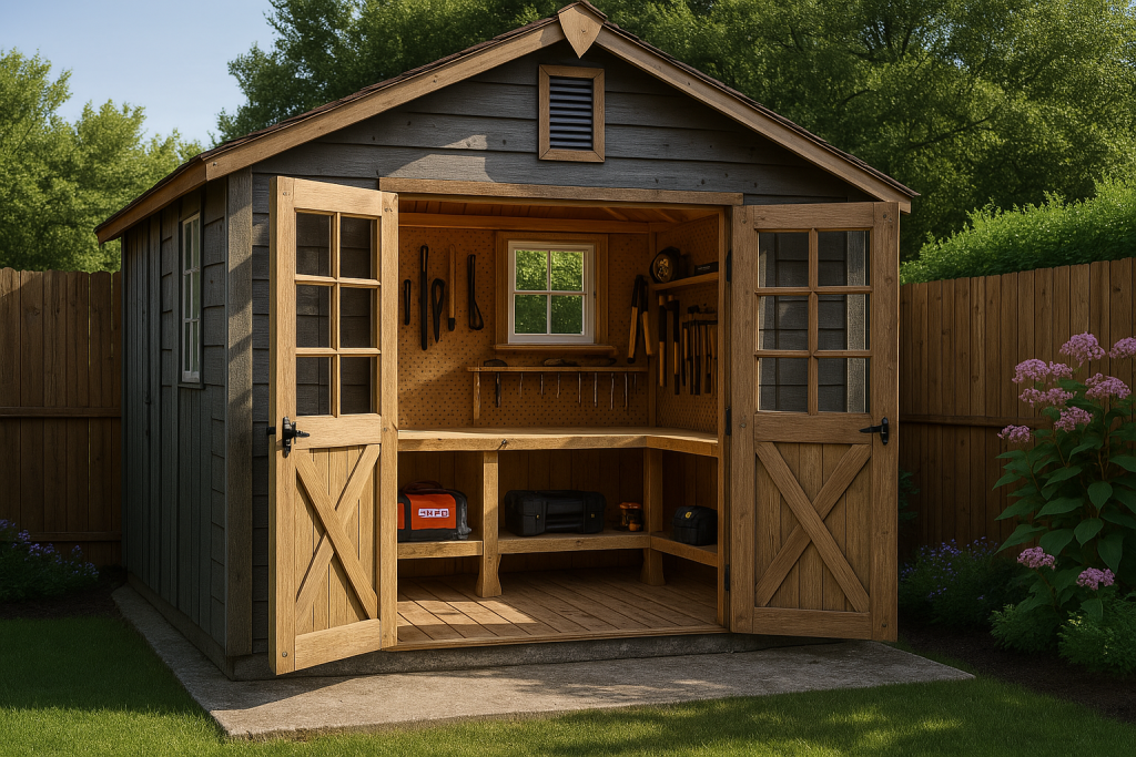 sheds built on-site