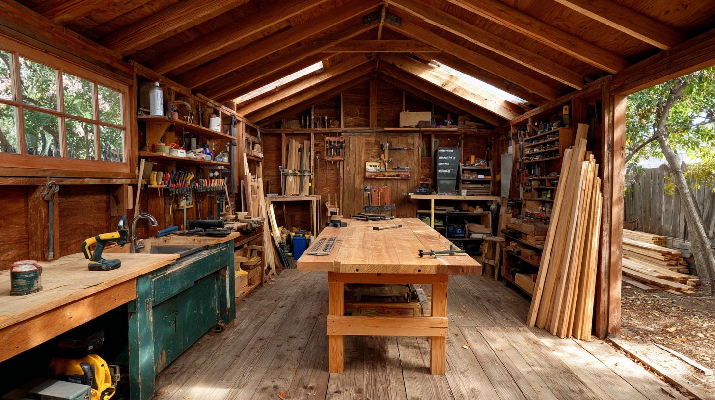 Why choose carpentry sheds - sheds for carpentry projects over a regular garden shed?
