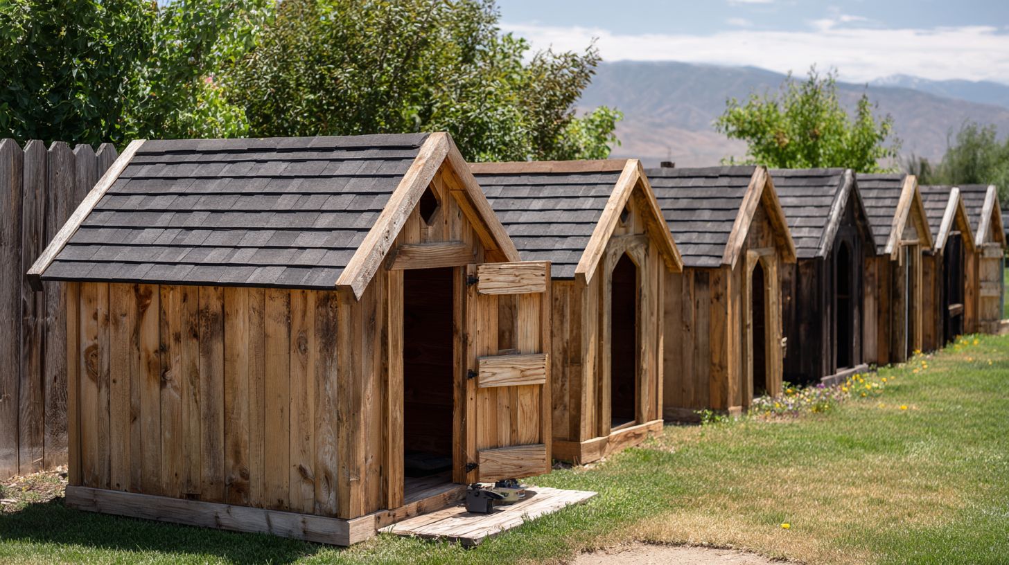Are doghouse sheds waterproof and weather-resistant?
