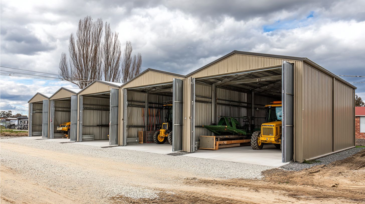 What are equipment sheds, and what are they used for?