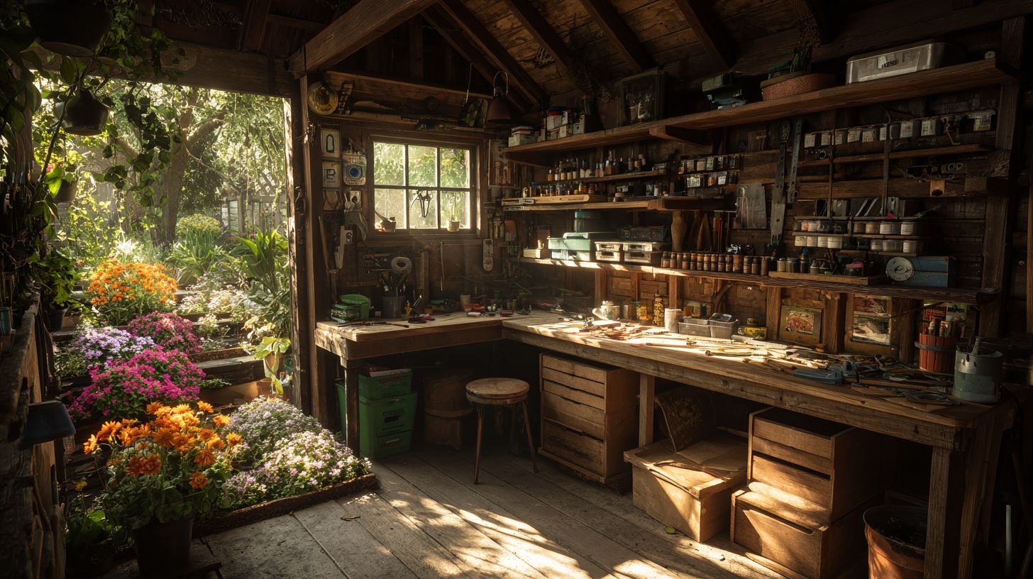 What are hobby sheds, and what are they used for?