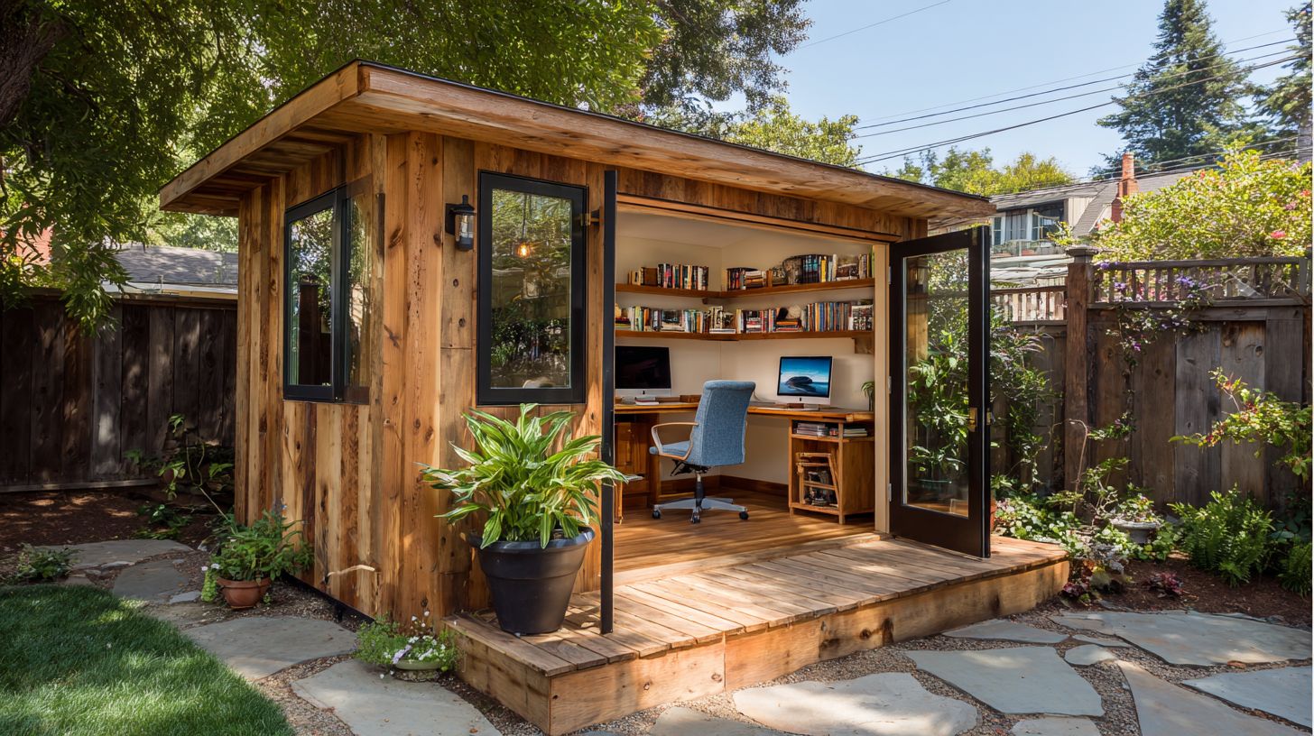 What is a home office shed?