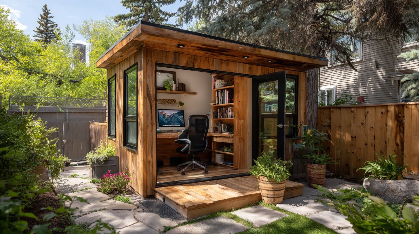 Do you need planning permission for a home office shed?