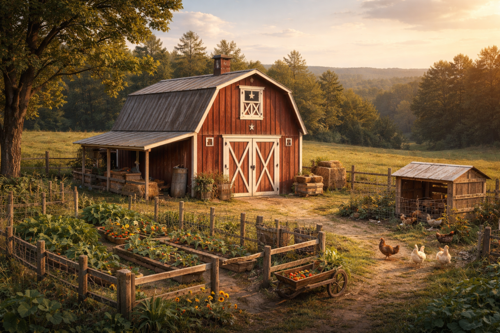 Mini barn versatility