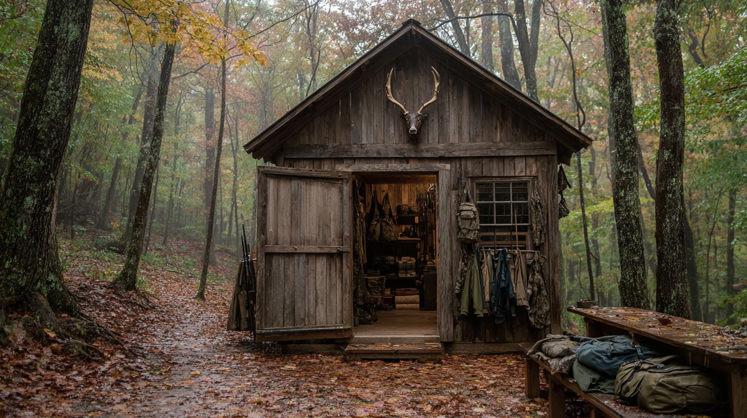 What materials are best for a hunting shed?
