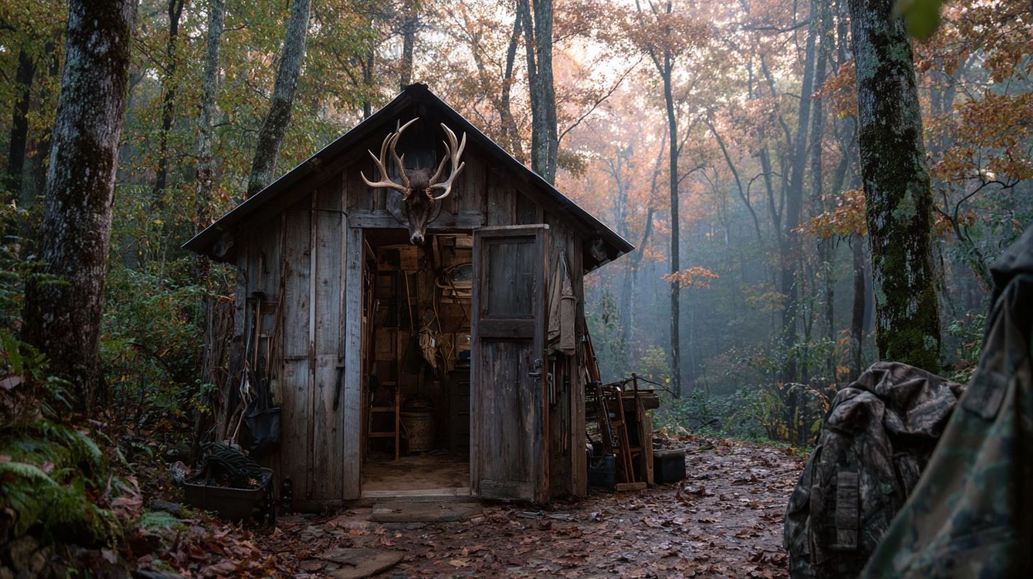 What are hunting sheds?