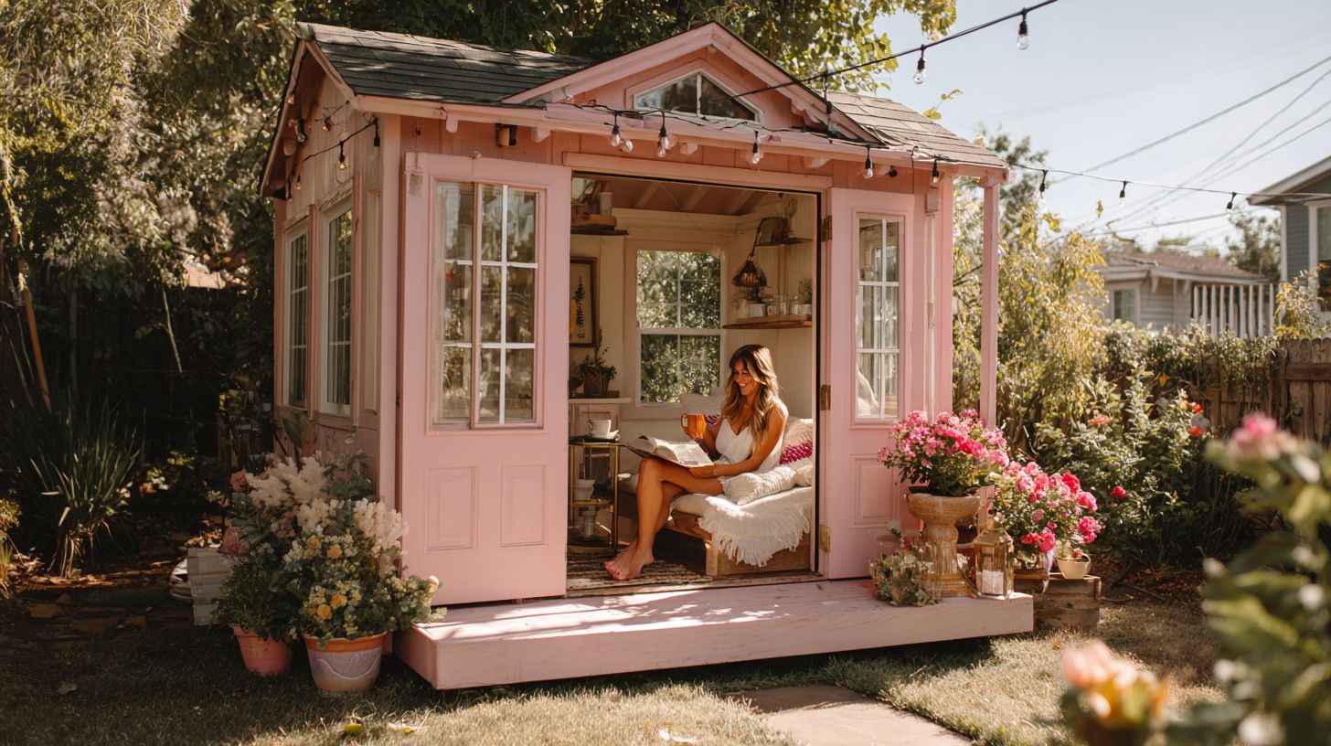 3. Modern She Shed (10x14 Layout)
